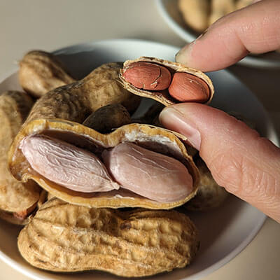 塩茹でじゃんぼ落花生